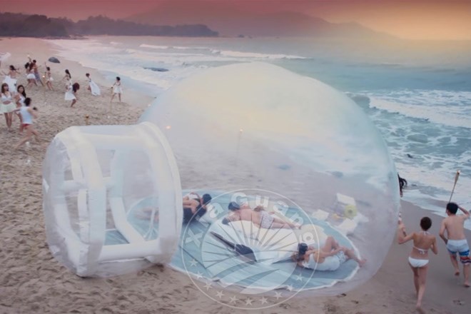 梅江充气球形帐篷